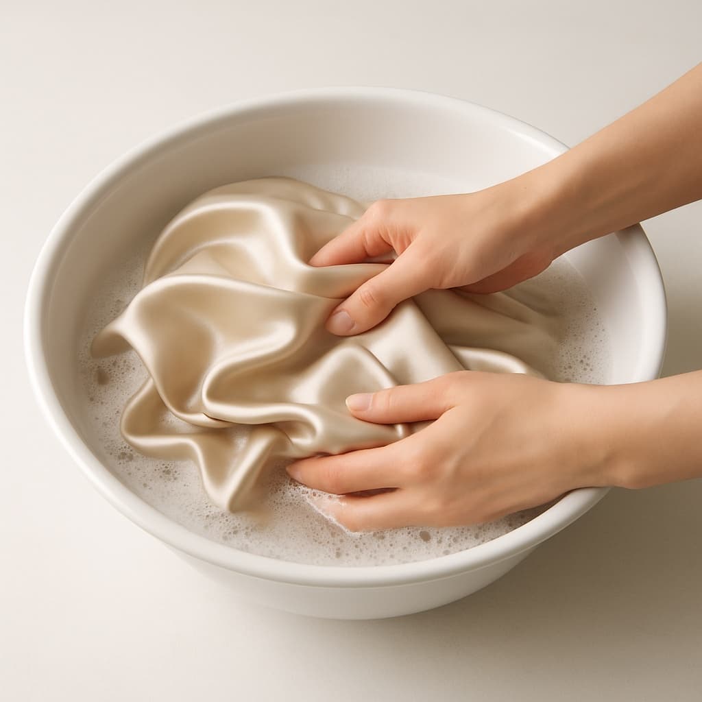 How to Wash a Silk Pillowcase: Hand-Wash Routine, Machine Settings, and the Drying Rules That Keep It Alive