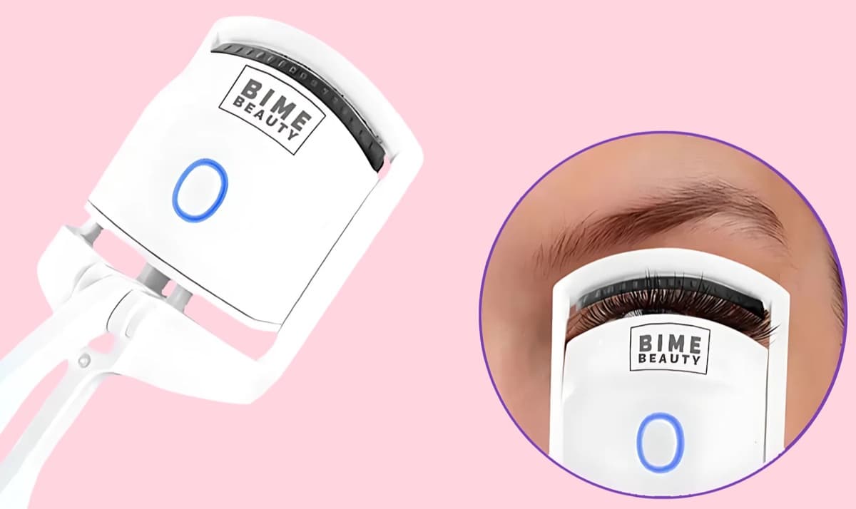 Bime Heated Lash Curler Review: The All-Day Curl, No Clamping