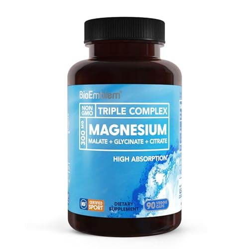 BioEmblem Magnesium Glycinate Complex 300mg (90 Capsules)