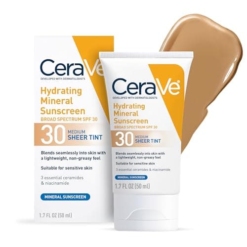 CeraVe Hydrating Mineral Sunscreen SPF 30 Face Sheer Tint