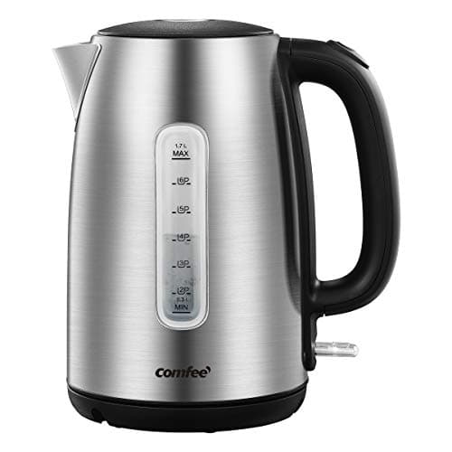 COMFEE' Stainless Steel Electric Kettle (1.7 Liter, 1500W)