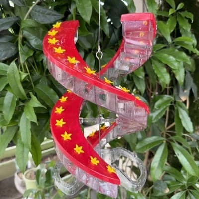 Sherem DNA Helix Hummingbird Feeder