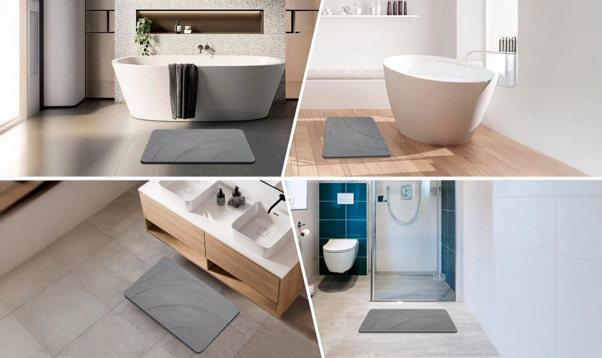 Mat Mend Stone Bath Mat Set (3 Sizes)