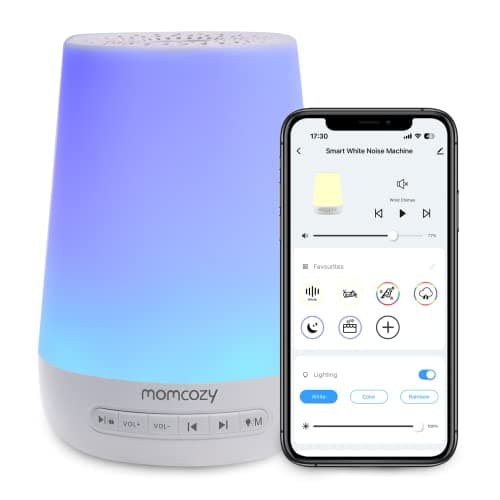 Momcozy Smart Baby Sound Machine with Night Light
