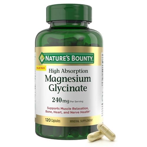 Nature's Bounty High Absorption Magnesium Glycinate 240mg