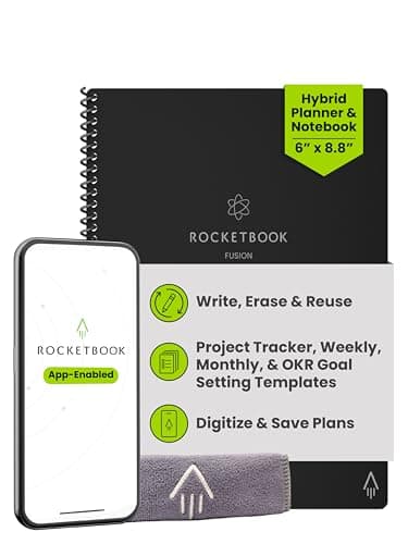 Rocketbook Fusion reusable smart notebook