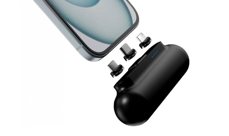 Snap-N-Charge 3-in-1 Magnetic Power Bank