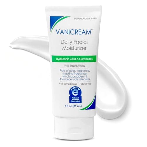 Vanicream Daily Facial Moisturizer with 5 Key Ceramides + Hyaluronic Acid