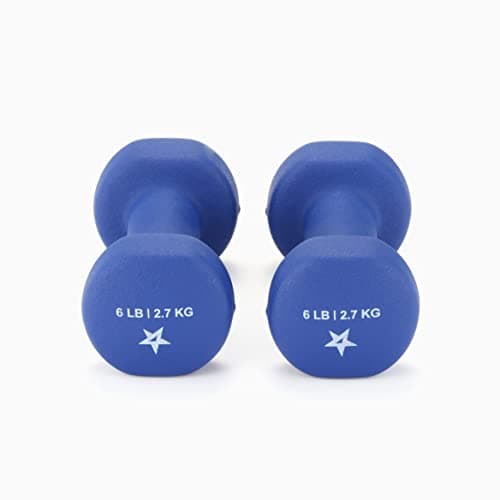Yes4All Neoprene Coated Hex Dumbbells (Sold in Pairs, 2-20 lb Options)