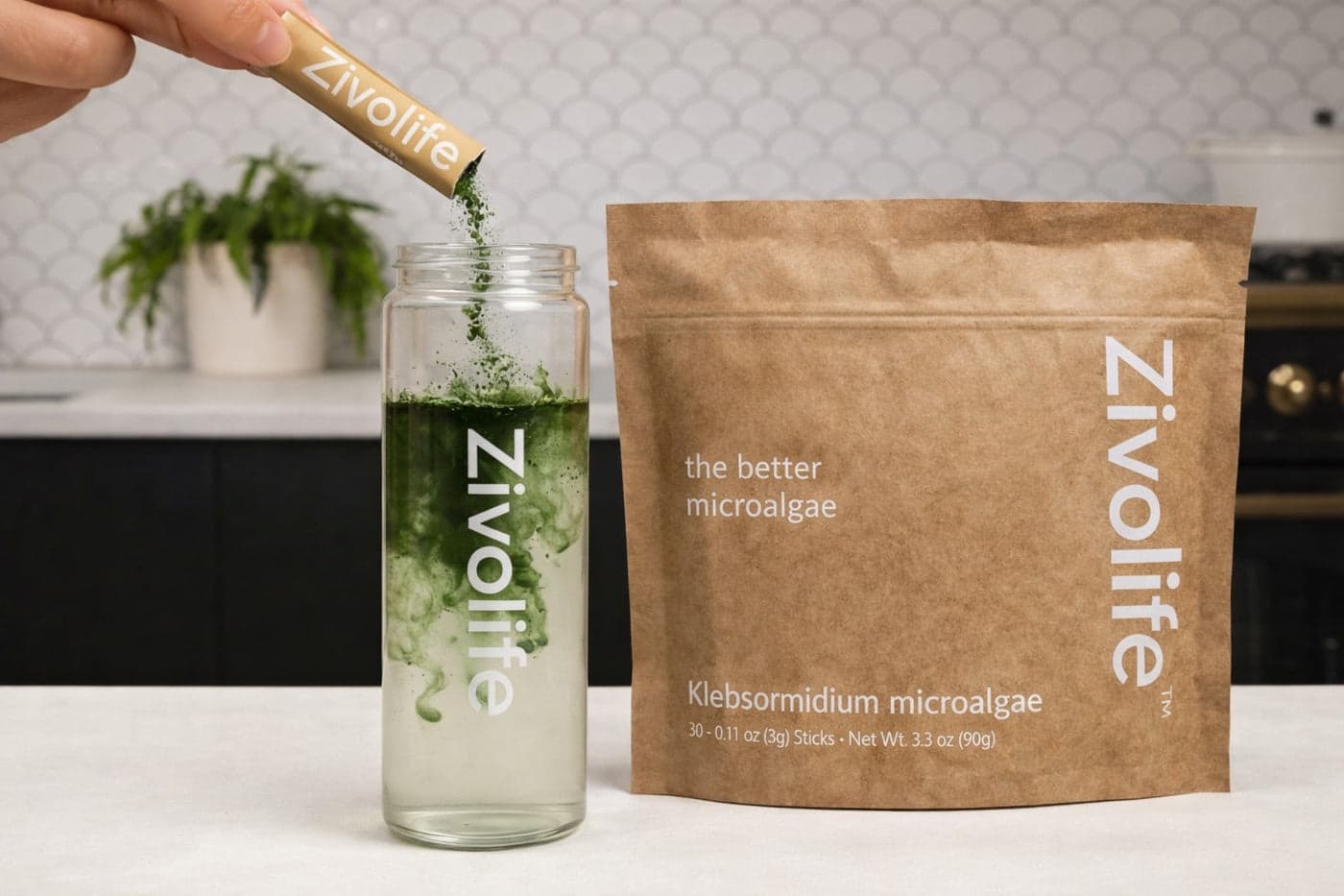Zivolife Microalgae Sticks (Klebsormidium flaccidum ZL01)