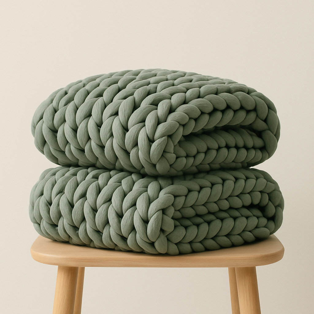 Bearaby Weighted Blanket Review: The Chunky-Knit That Actually Breathes