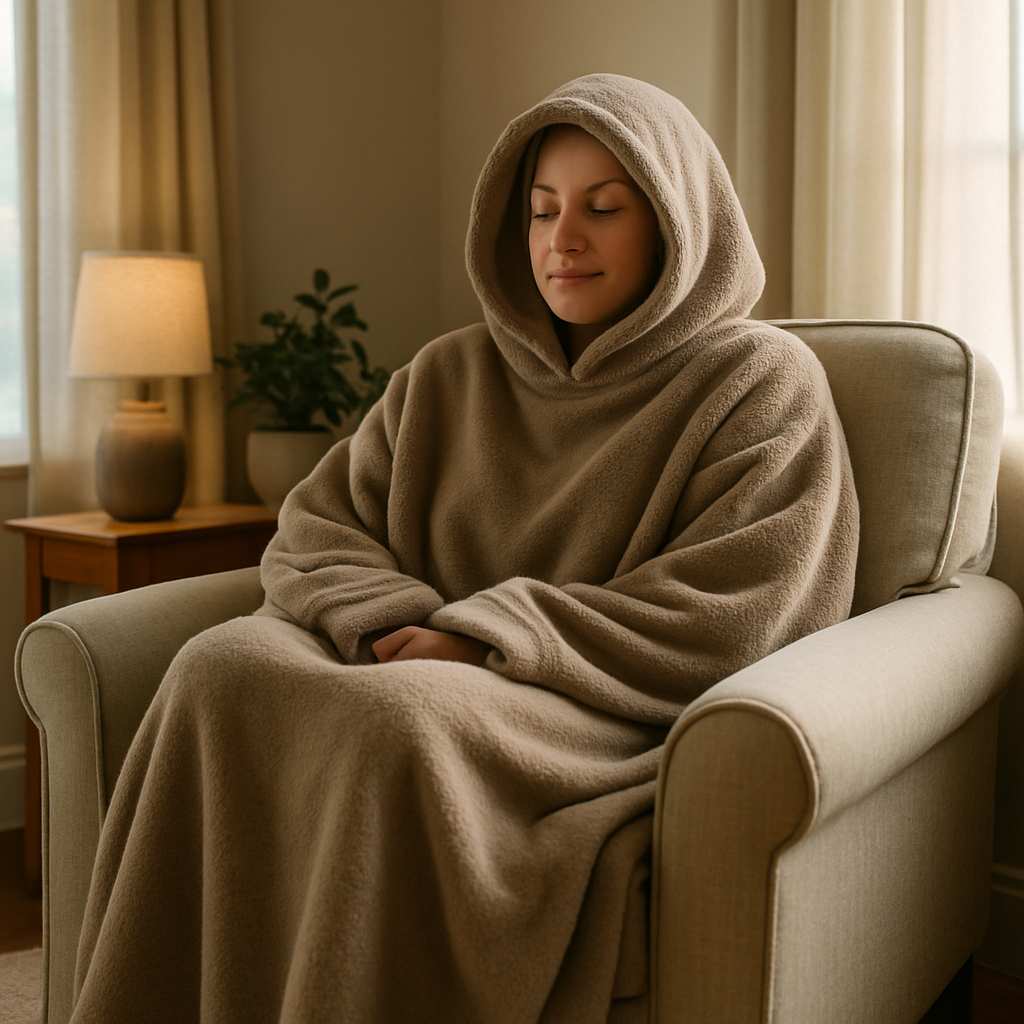 The Chair Blanket Review: Hands-Free Wearable Warmth
