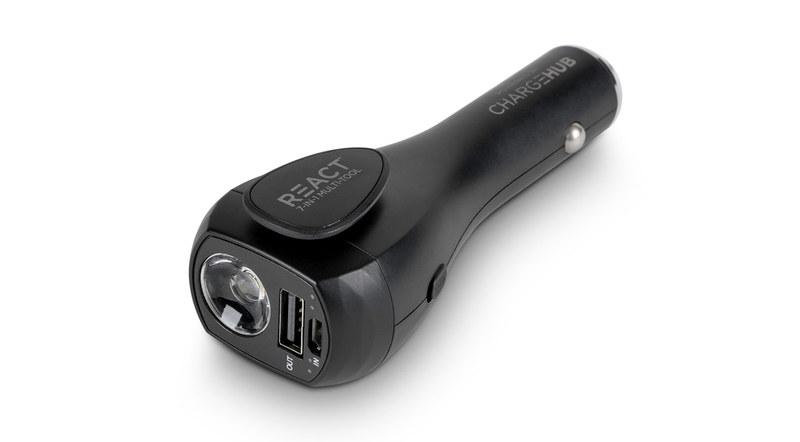 React by ChargeHub 7-in-1 Car Emergency Tool